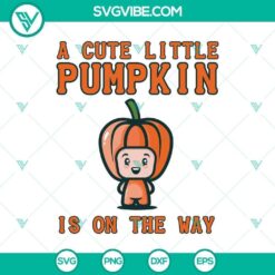 Pregnancy Announcement Cute Pumpkin Women SVG, Horror SVG, Halloween SVG, Scary SVG