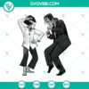 Pulp Frankenstein Dance SVG with Halloween theme for crafting projects.