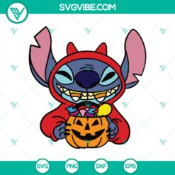 Halloween, Stitch SVG, SVG Files, Pumpkin Candy x Stitch SVG, Stitch Halloween 4