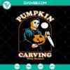 Pumpkin carving SVG design featuring Michael for Halloween. Ideal for crafting projects and decorations.