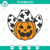Pumpkin Cowboy, Jack-o'-lantern, and Halloween themed SVG designs for crafts and digital projects.