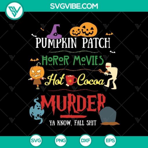 pumpkin patch horor movies svg scary svg halloween svg