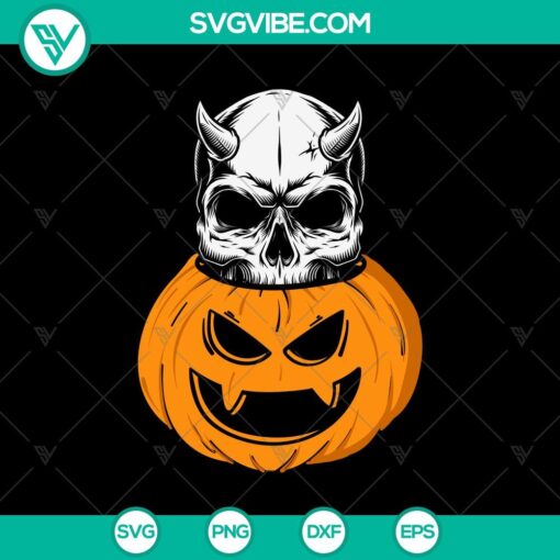 pumpkin skull halloween svg halloween svg scary svg oct 31 svg