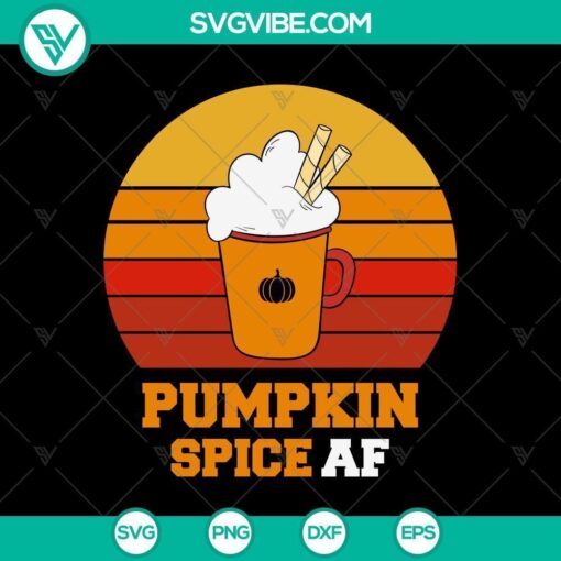 pumpkin spice af svg halloween svg trick or treat svg halloween mom svg