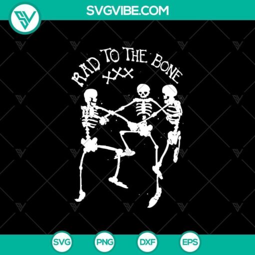 rad to the bone svg scary svg halloween svg