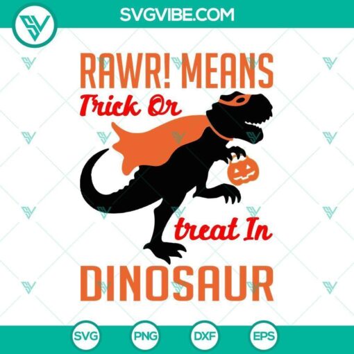 rawr means trick or treat in dinosaur svg halloween svg horror svg halloween scary svg