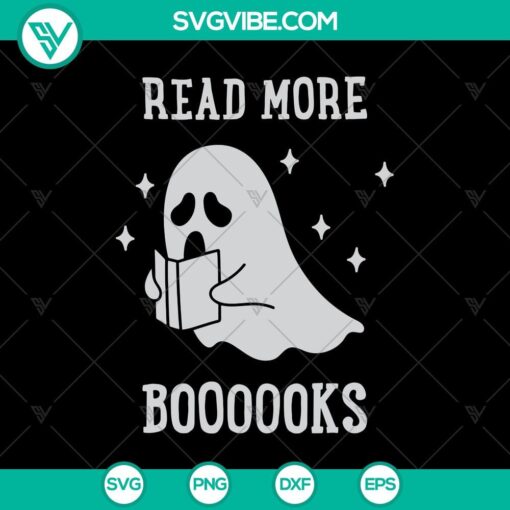 read more boooooks svg boo boo halloween svg ghost svg