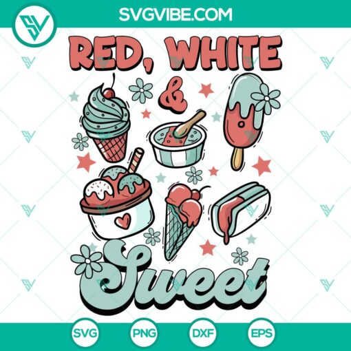 red white and sweet svg dxf eps png files