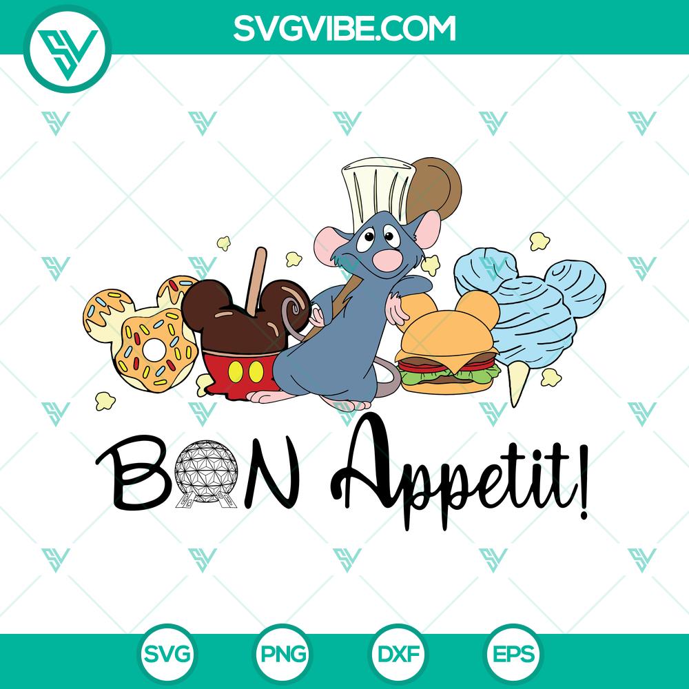 Remy Bon Appetit Epcot Food and Wine Festival SVG | Disney Foodie Cut Files Remy Bon Appetit Epcot Food and Wine Festival SVG featuring Disney Foodie Cut Files, perfect for Disney food lovers and festival enthusiasts.