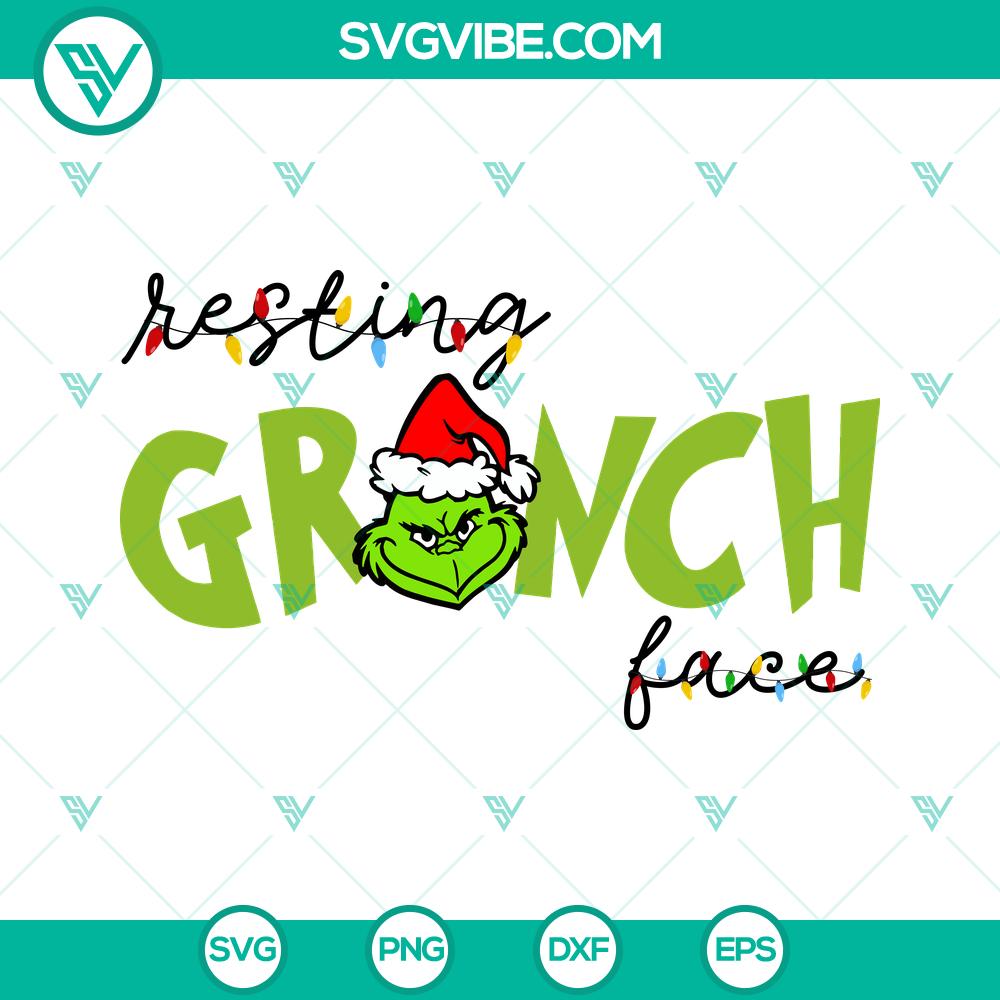 Resting Grinch Face Christmas SVG | Funny Christmas Meme Cut Files Resting Grinch Face Christmas SVG | Funny Christmas Meme Cut Files