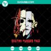 Resting Murder Face Halloween SVG, a scary Halloween SVG design for digital use.