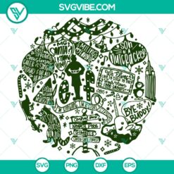 Retro Christmas Elf SVG DXF EPS PNG Files