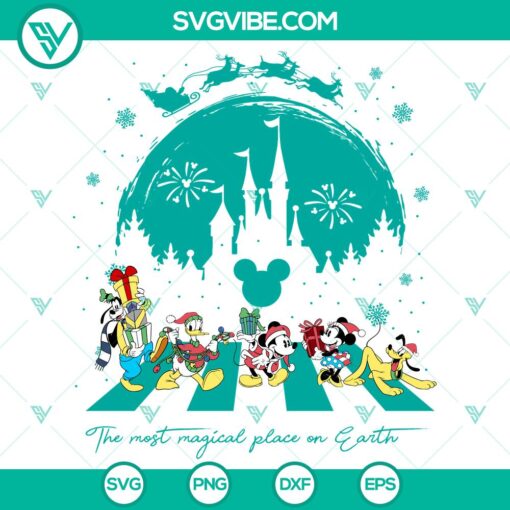 retro disney christmas svg dxf eps png files