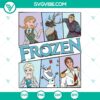 Retro Disney Princess Elsa Frozen SVG featuring vintage queen cut files for digital crafting projects.