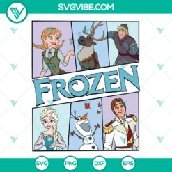 Retro Disney Princess Elsa Frozen SVG | Vintage Queen Cut Files