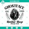Retro Halloween Ghostface Horror SVG DXF EPS PNG Cut Files for Cricut & Silhouette. Spooky design perfect for Halloween crafts.