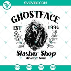 Halloween, Movies, SVG Files, Retro Halloween Ghostface Horror SVG DXF EPS PNG 16