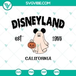 Retro Mickey Ghost Halloween SVG DXF EPS PNG Cut Files, Halloween SVG File, Halloween Cricut &amp; Silhouette Designs