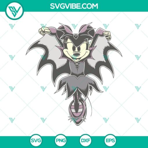 retro minnie ghost halloween svg dxf eps png cut files