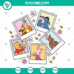 Retro Pooh Bear and Friends SVG | Classic Disney Cut Files