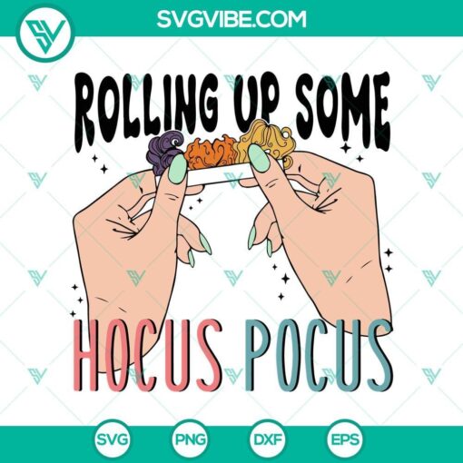 rolling up some hocus pocus svg dxf eps png cut files