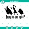 Haunted Mansion Halloween SVG design featuring "Room for One More?" phrase, perfect for spooky decorations.