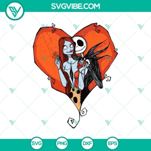 sally and jack skellington heart svg halloween svg jack skellington svg the nightmare before christmas svg