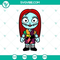 Halloween, SVG Files, The Nightmare Before Christmas SVG, Sally Chibi SVG, 10