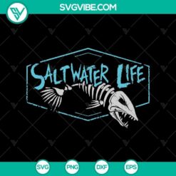 Saltwater Life SVG, Horror SVG, Halloween SVG, Halloween Scary SVG