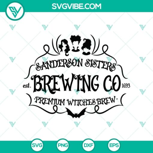 sanderson est brewing co 1693 premium witches brew svg hocus pocus svg halloween svg