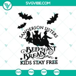 Halloween, Hocus Pocus SVG, SVG Files, Sanderson Sister Bed & Breakfast 6