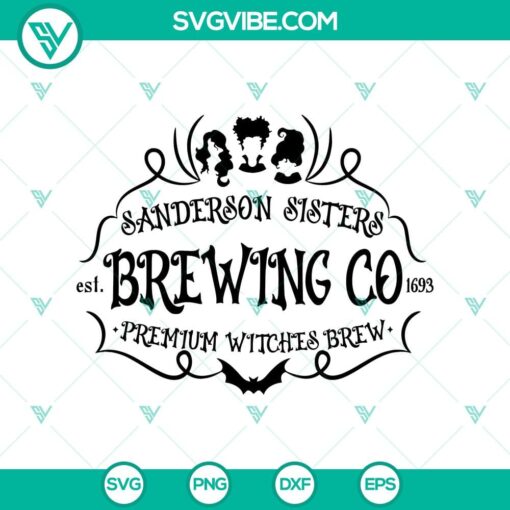 sanderson sisters brewing co svg halloween svg scary svg oct 31 svg