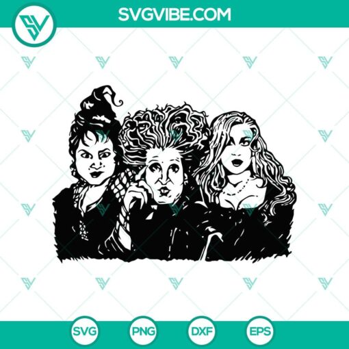 sanderson sisters svg halloween svg scary svg horror svg