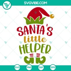 Santa’s Little Helper SVG, Santa Claus SVG, Christmas SVG File