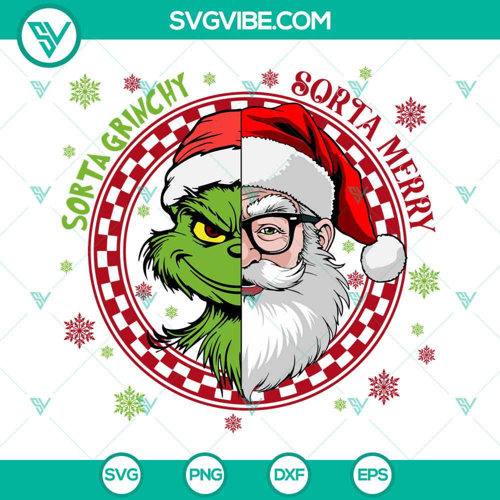 Santa Grinch Sorta Grinchy Sorta Merry SVG | Holiday Humor Cut Files Santa Grinch Sorta Grinchy Sorta Merry SVG | Holiday Humor Cut Files
