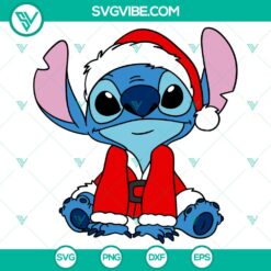 Santa Stitch SVG, Christmas SVG, Disney Christmas SVG, Santa Claus SVG
