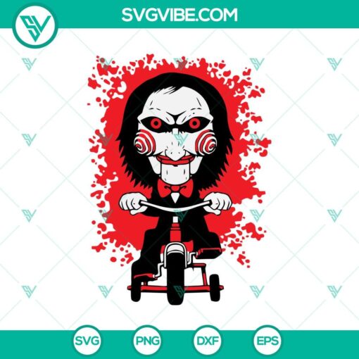 saw ride bicycle svg horror characters svg halloween svg