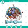 Cute horror bears characters SVG design for Halloween, Scare Bears SVG illustration.