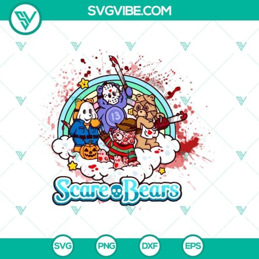 scare bears svg horror bears svg horror characters svg