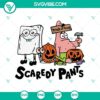 Scaredy Pants Halloween SVG Cut Files for Cricut & Silhouette - Spooky and fun Halloween design ready for crafting projects.