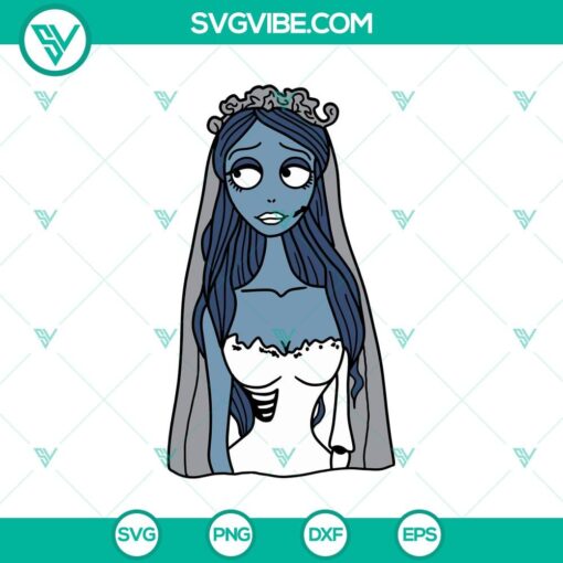 scary emily svg corpse bride svg halloween svg