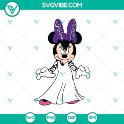 Scary Minnie SVG, Disney Halloween SVG, Mickey And Minnie SVG