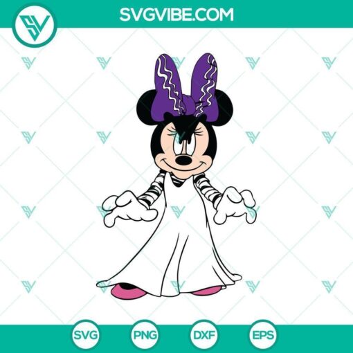 scary minnie svg disney halloween svg mickey and minnie svg