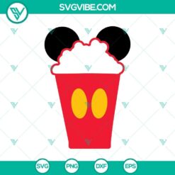 Halloween, SVG Files, Walt Disney SVG, Scary Popcorn Bottle Mickey Head SVG, 6