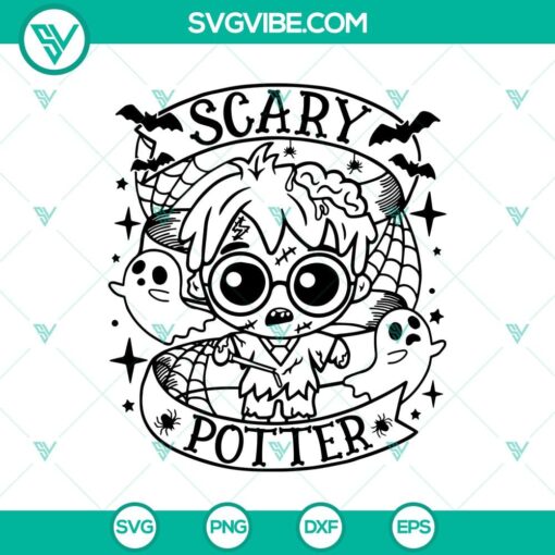 scary zombie wizard svg scary potter svg harry potter halloween svg