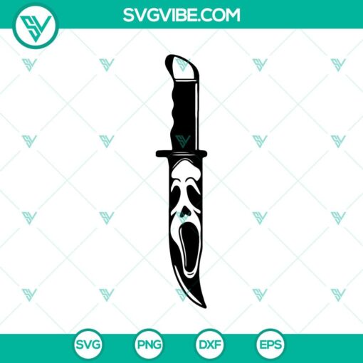 scream ghost knife svg horror characters svg halloween svg