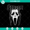Scream Ghost SVG design for Halloween, featuring horror elements in the digital product. Perfect for holiday crafts.