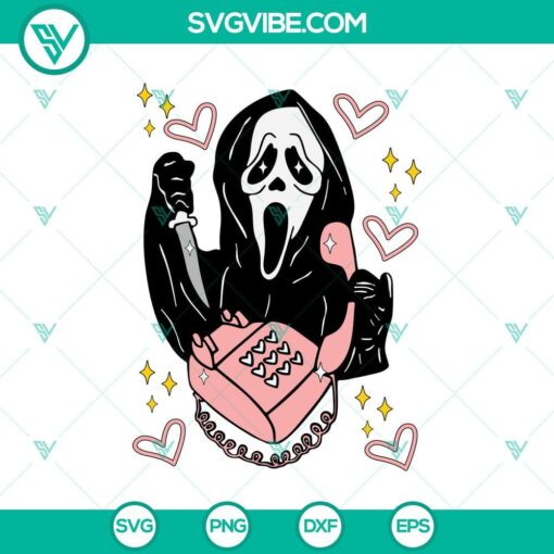 scream you hang up svg ghost love svg girly pink svg pink halloween svg