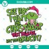 See How I Wait for Christmas Grinch SVG | Patient Holiday Grinch Cut Files 2