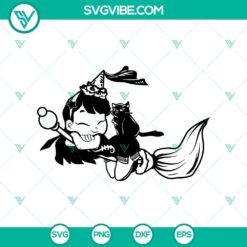 Sexy Witch Fly SVG, Halloween SVG, Scary SVG, Oct 31 SVG